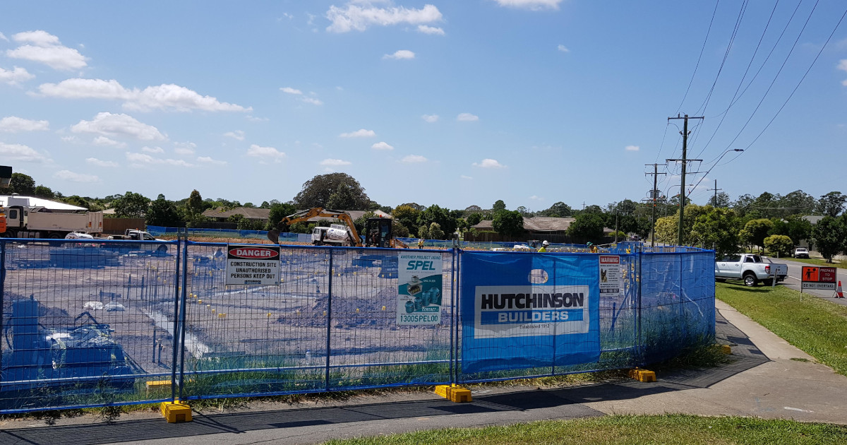 Hutchinson builders spel stormwater banner